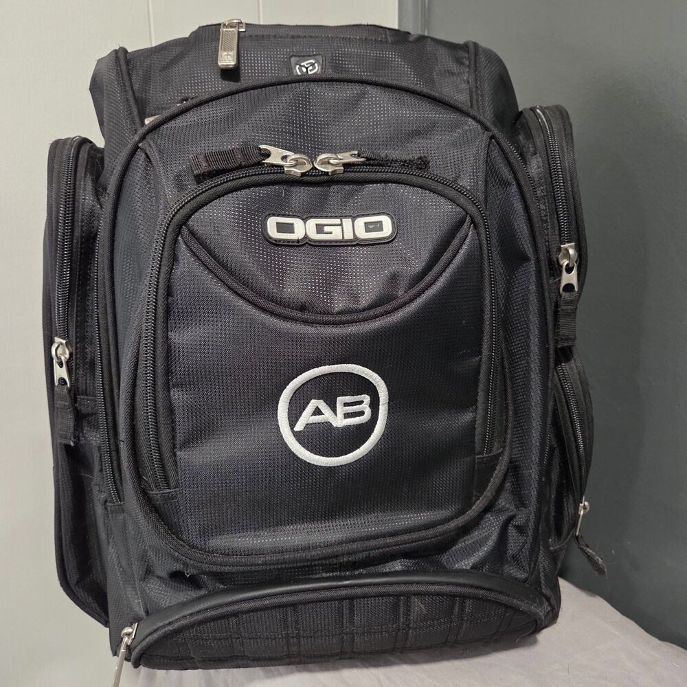 OGIO Metro Street Tech Specs Backpack Black AB Logo NWOT Laptop Travel Work Bag